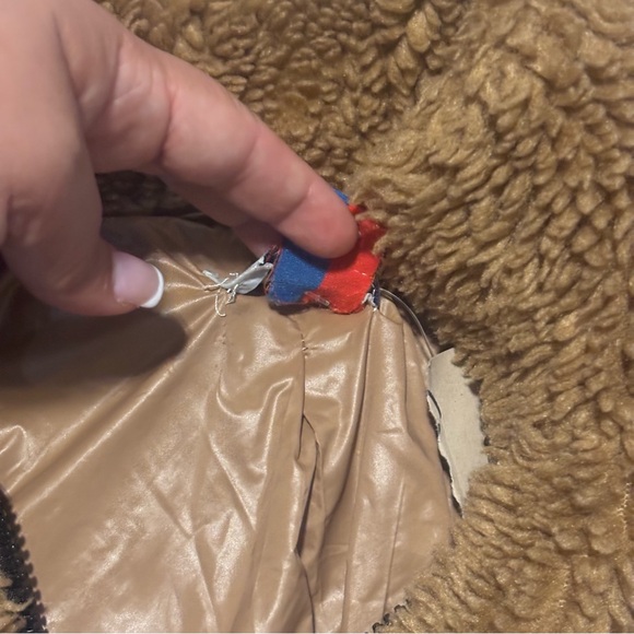 KULE “The Krispie” Colorblock Sherpa Chestnut Jacket - Picture 15 of 16